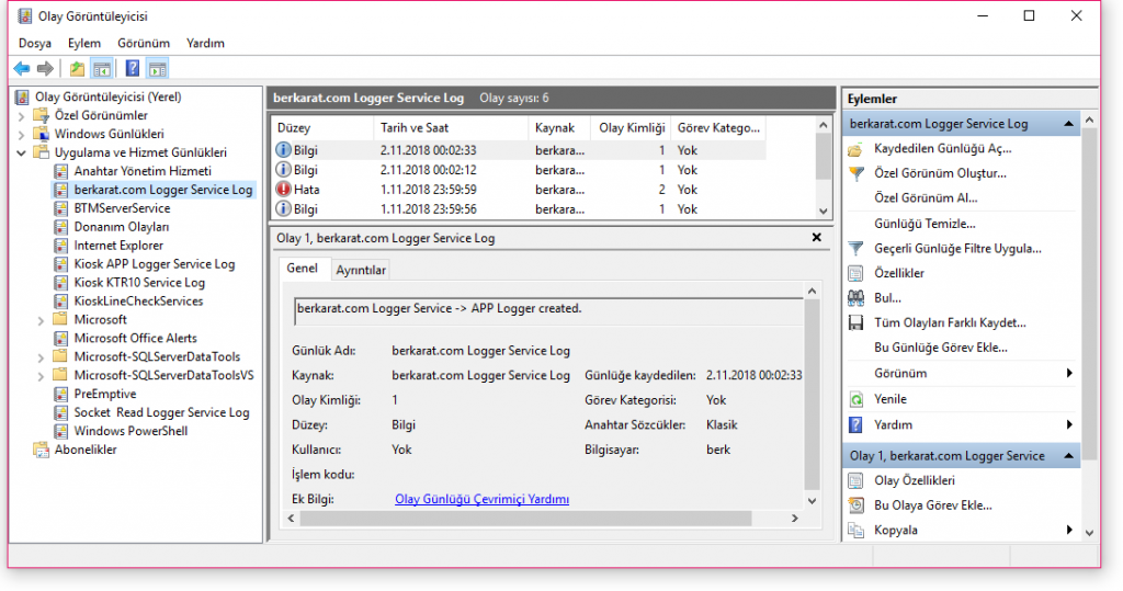 Event Viewer