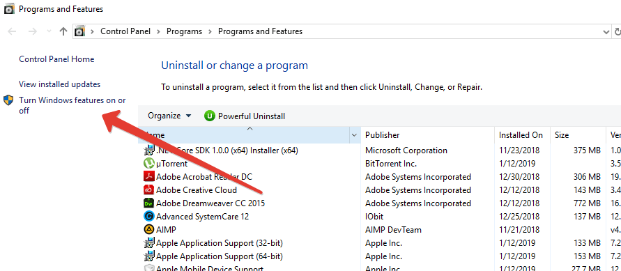 2019 01 12 20 01 28 Min - Windows IIS Kurulumu (Resimli Anlatım)