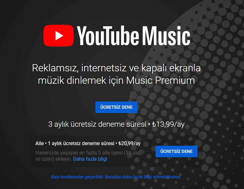 Youtube Music - Youtube Premium ve Youtube Music Türkiye'de !